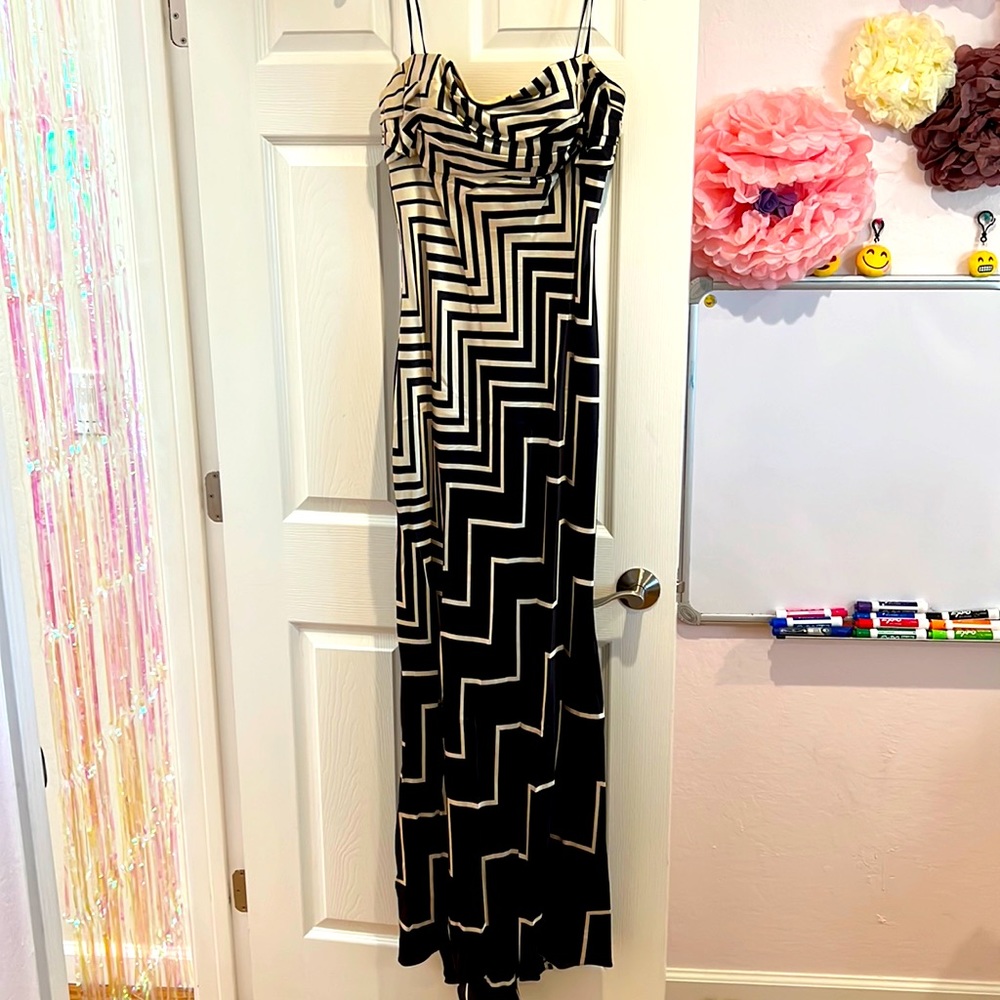 ABS  Evening silk gown